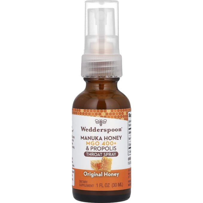 Spray Gorge Miel de Manuka Propolis, Miel Original, Mgo 400+, 30 ml(1 fl oz)