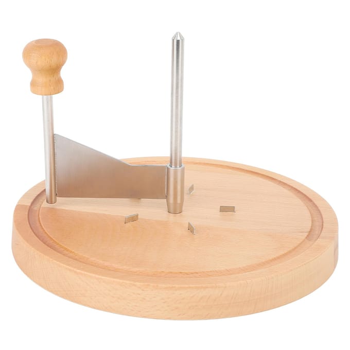 Râpe à fromage Professionnelle Manche Ergonomique Coupe-Fleurs Rotatif pour Meule de Fromage