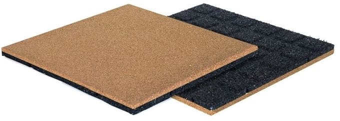 IVOL Rubber tegel 50 x 50 cm - 55 mm dik - UV-bestendig - Beige