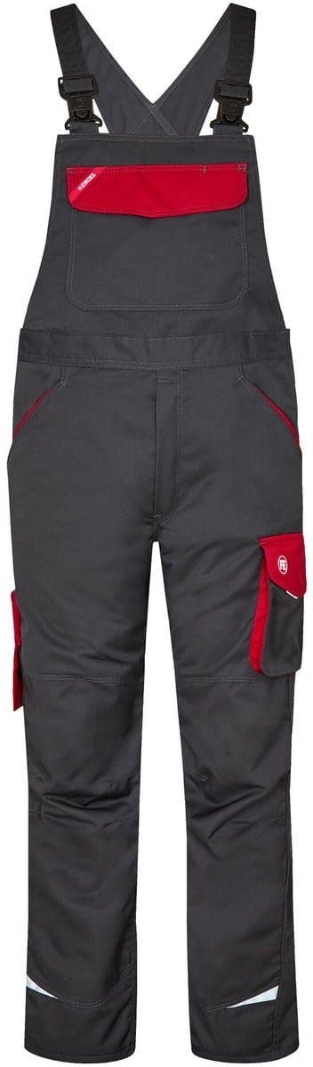 Engel Galaxy Light Amerikaanse overall 3290-880 - Anthracite Grey / Tomato Red - 48