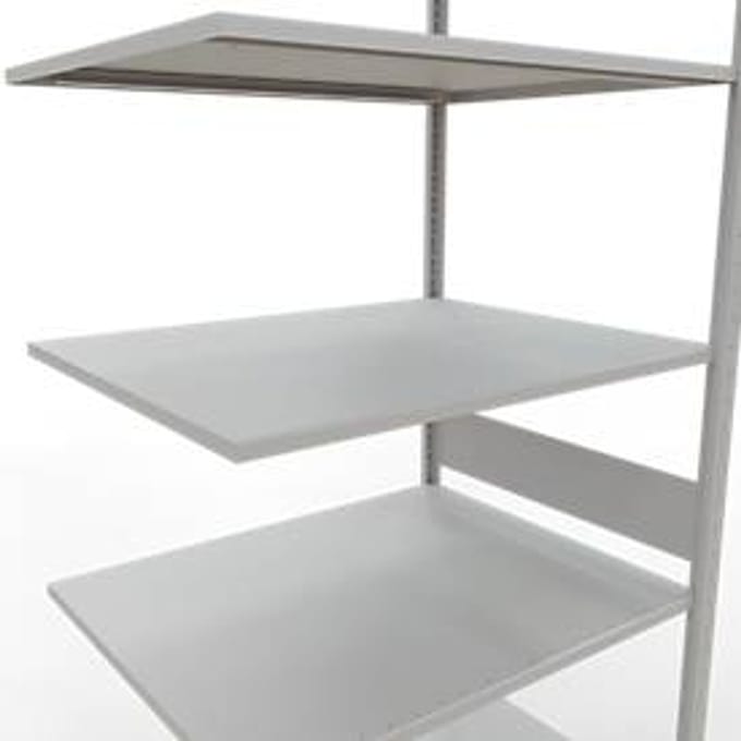 SCHULTE Lagertechnik - Insteekbevestiging met lengtebout - 3000x1000x800 mm, type 150 kg
