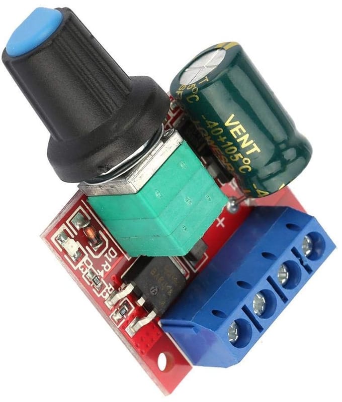 Dailygoody - Instelbare Spanningsregelaar - DC-Motor Snelheid Controller - Hoog rendement - Compact formaat - Regulator - Geschikt voor diverse to...