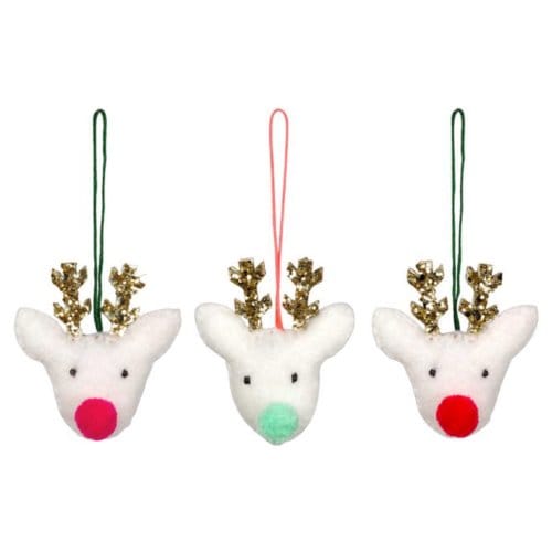 Meri meri kerst - kerstboomhanger rendieren à 3 stuks