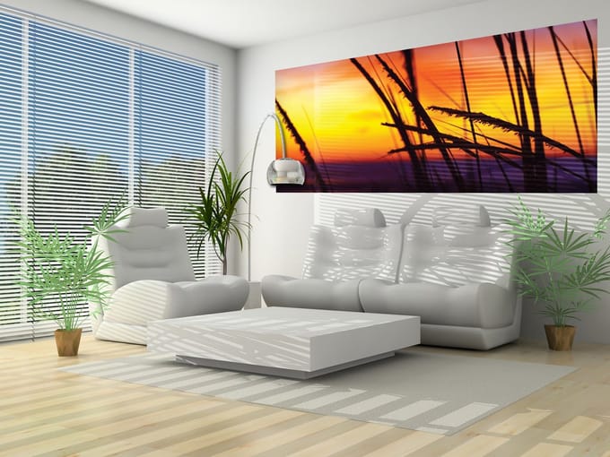 Beach Sunset Photo Wallcovering