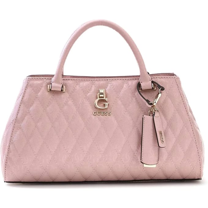GUESS schoudertas handtas Tamara Girlfriend Satchel Light Pink roze
