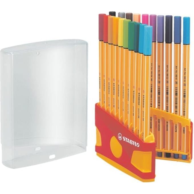 Stabilo Stabilopoint 88 ColorParade orange/red 20pcs Schrijfgerief Schrijfgerief
