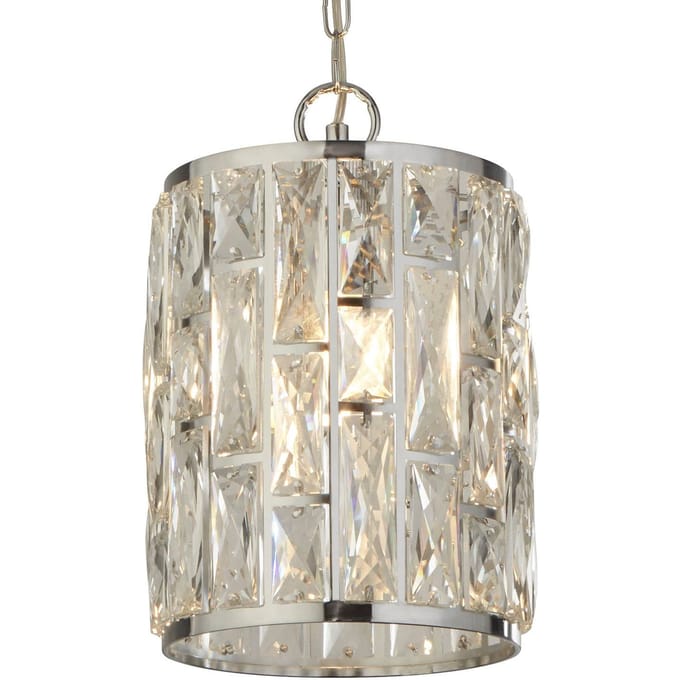Searchlight Hanglamp Bijou, kap met kristallen, Ø 22 cm