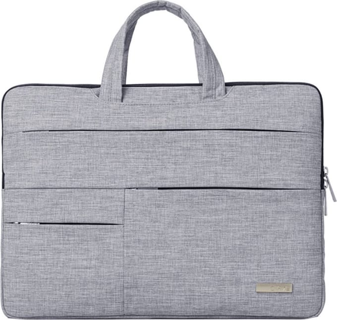 Canvas Artisan Laptoptas 14 inch - Laptophoes - Grijs