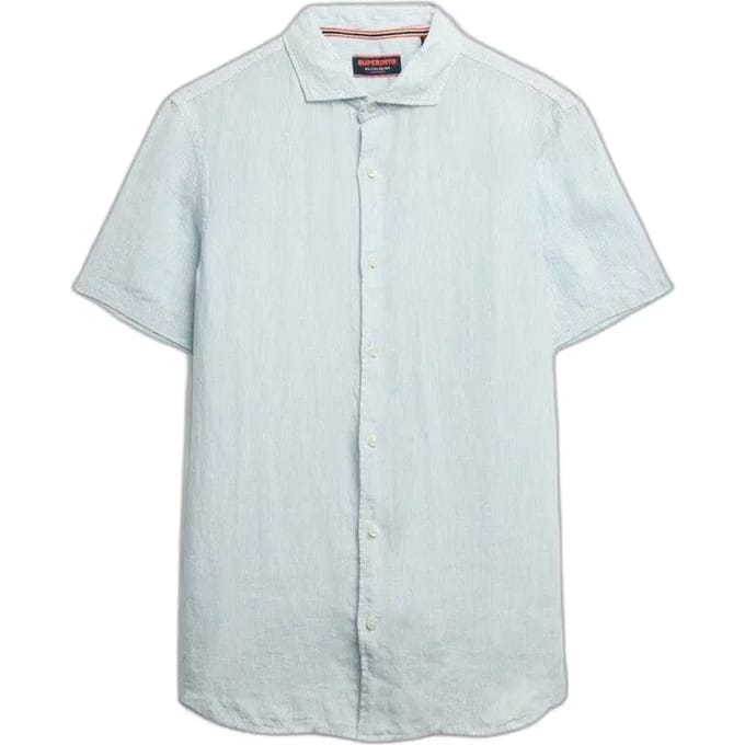 Superdry Vacation Linnen SS Overhemd Heren - Maat S