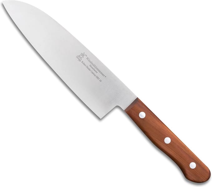 Robert Herder Lignum 3 Koksmes – Carbonstaal – 60 HRC – Lemmet 17 cm – Heft Pruimenhout