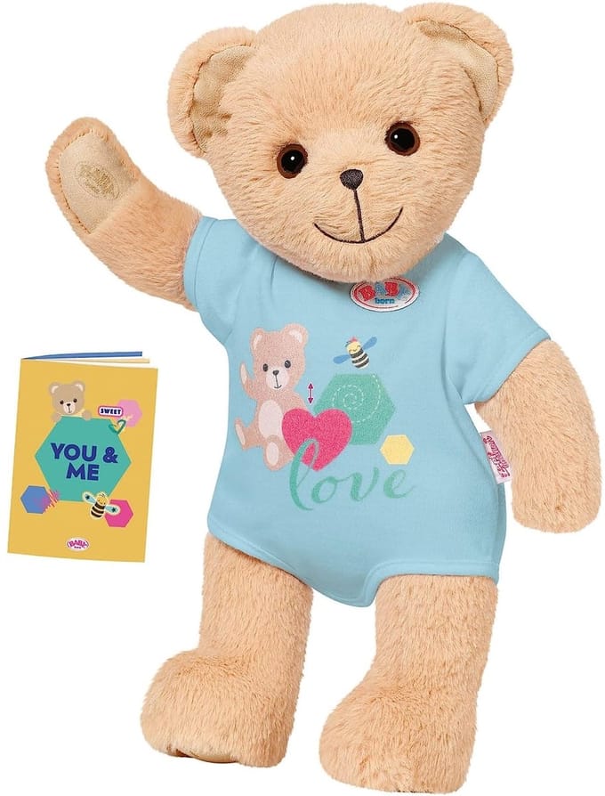 BABY born Beer - Blauw - Knuffel