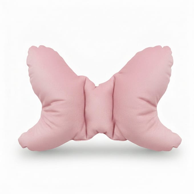 BabyUniverse - Sierkussen - Antischok - Puderroze - Vlindervorm