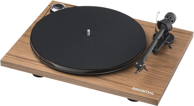 Hifi Streaming Draaitafel met Bluetooth Walnoot