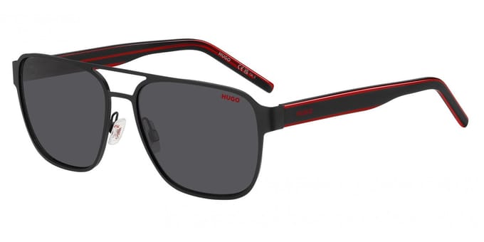 Hugo HG 1298/S Black red 57/16/145 MAN Zonnebrillen