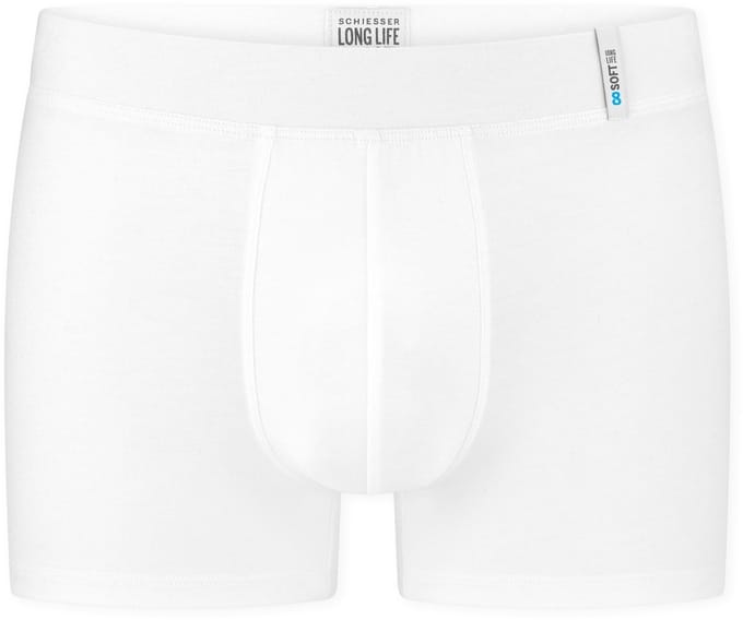 SCHIESSER Long Life Soft boxer (1-pack) - heren short wit