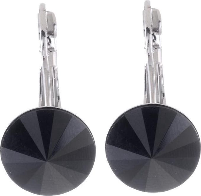 Behave Oorhangers Dames - rond 12 mm diameter - Oorbellen 2.2 cm lang