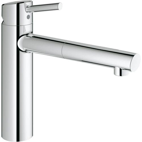 GROHE Concetto Keukenkraan - Medium uitloop - Met uittrekbare handdouche - 1 straalstand - Chroom