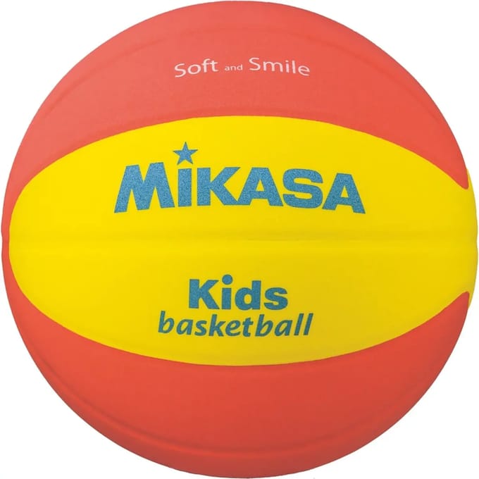 Mikasa Basketbal Kids Soft - Maat 5 -Oranje/Geel