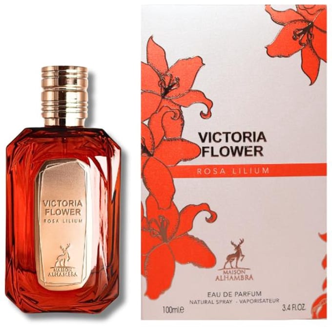 Maison Alhambra Victoria Flower Rosa Lilium Eau de Parfum 100 ml Damesparfum
