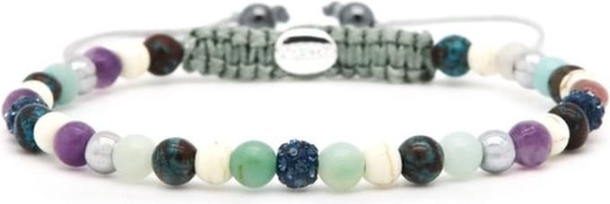 Karma Armband Spiral Moscow Blue Crystal