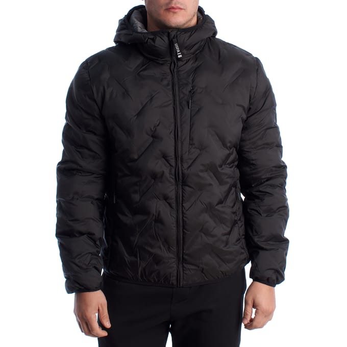Heren Gewatteerde Jas met Capuchon US40127001