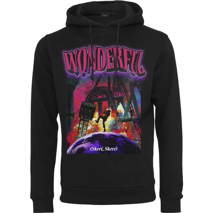 Mister Tee - Wonderful Hoodie/trui - S - Zwart
