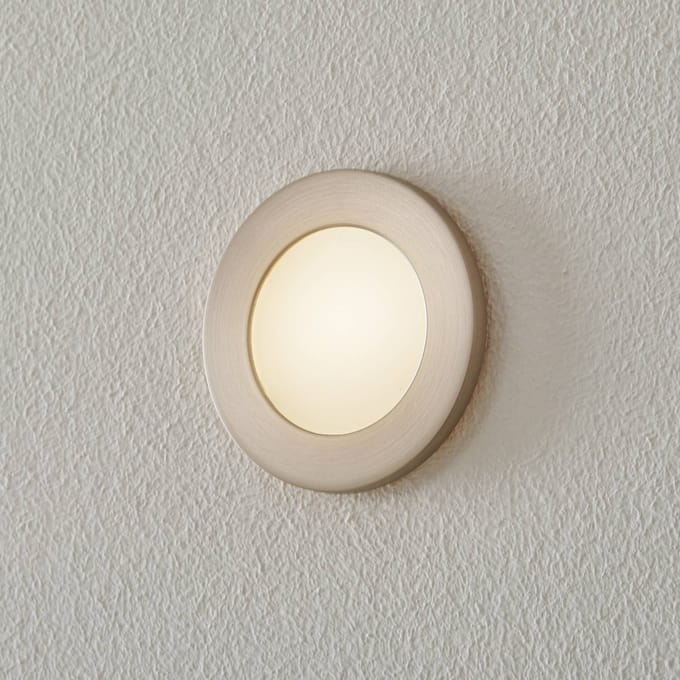 BEGA Accenta wandinbouw rond frame staal 160lm