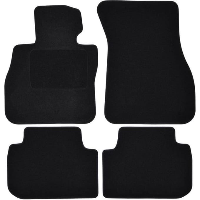 Tapis de sol - BMW - 1 F40 - Velours noir - 4 pièces - Ajustement précis