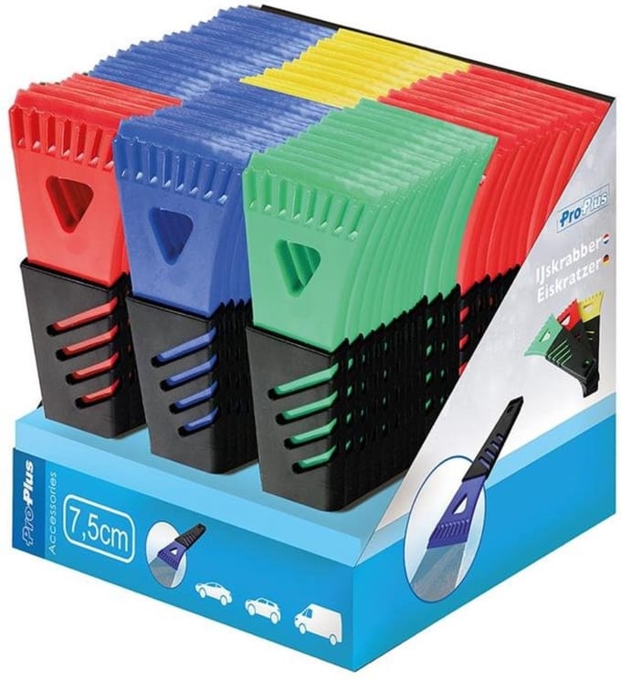ProPlus IJskrabber Display - Compact Formaat - 60 Stuks - 7,5 cm