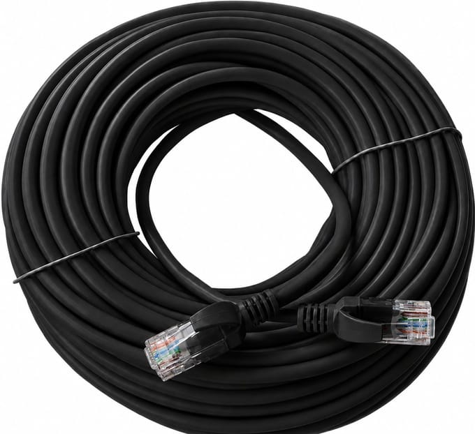 NexCable Premium Internetkabel 7 meter - CAT6 UTP Ethernet kabel RJ45 - Patchkabel LAN Cable Netwerkkabel - Zwart