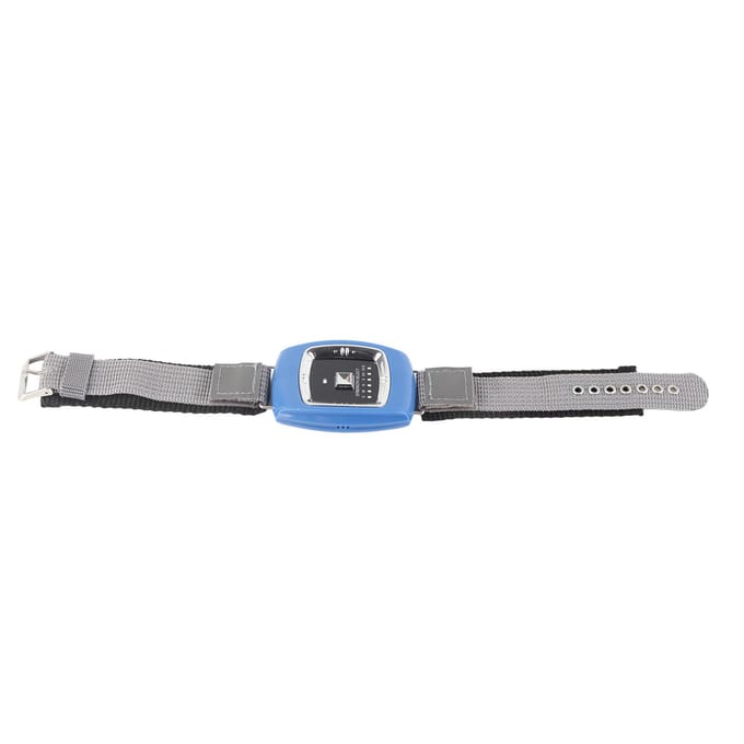 Snurkhorloge Elektrisch Draagbaar 3 Modi Meridiaanbaggering Ademend Verstelbaar Slaaphulphorloge Blauw wit