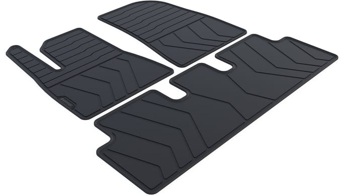 Rubber Automatten geschikt voor Tesla Model 3 - 2023-heden - 3-delig - Uitvoering: Highland
