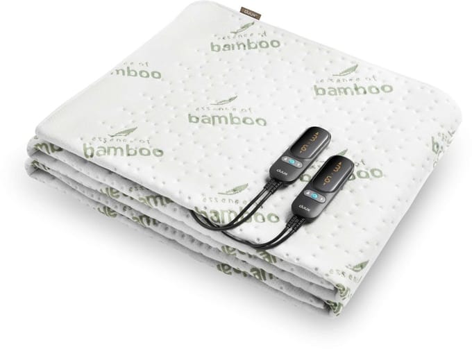 Duux Snooze Bamboo Elektrisch Onderdeken – 6 standen – 155x200 cm