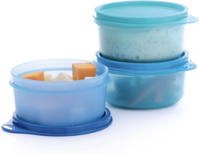 Tupperware Koelkast 200 ml Julchen turquoise + blauw + donkerblauw Mini Panorama