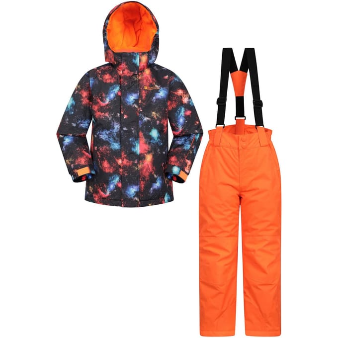 Mountain Warehouse Kinder/Kinder Cosmic Ski jas & broek (Jet Zwart)