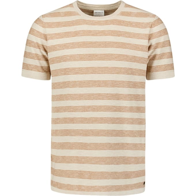 No Excess Pullover short sleeve crewneck stri