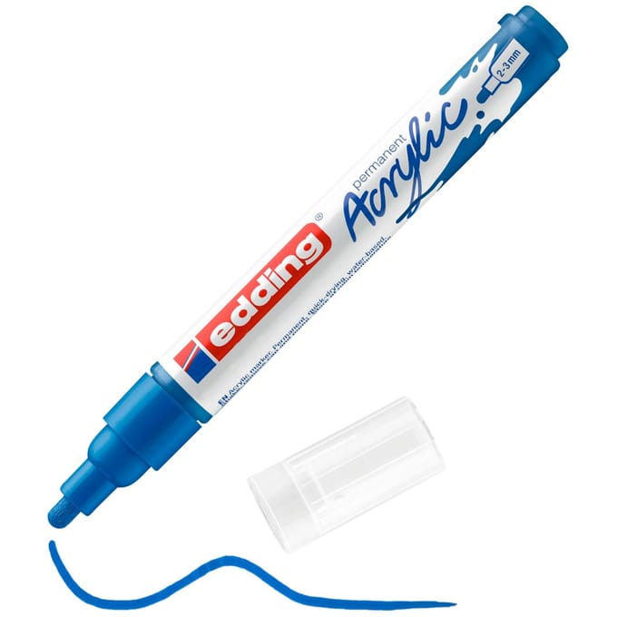edding 5100 Acrylic "Acrylmarker - Medium" - Gentiaanblauw