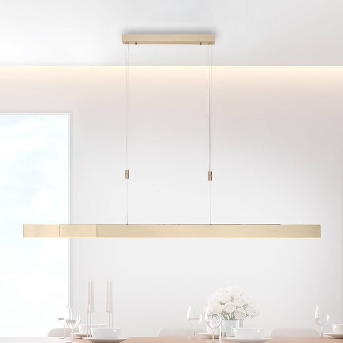 LED hanglamp PURE Moto, imperial gold, dimbaar, CCT