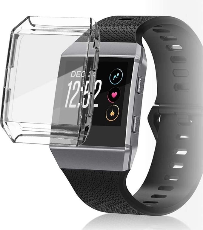 Case geschikt voor Fitbit Ionic - Transparant - Siliconen