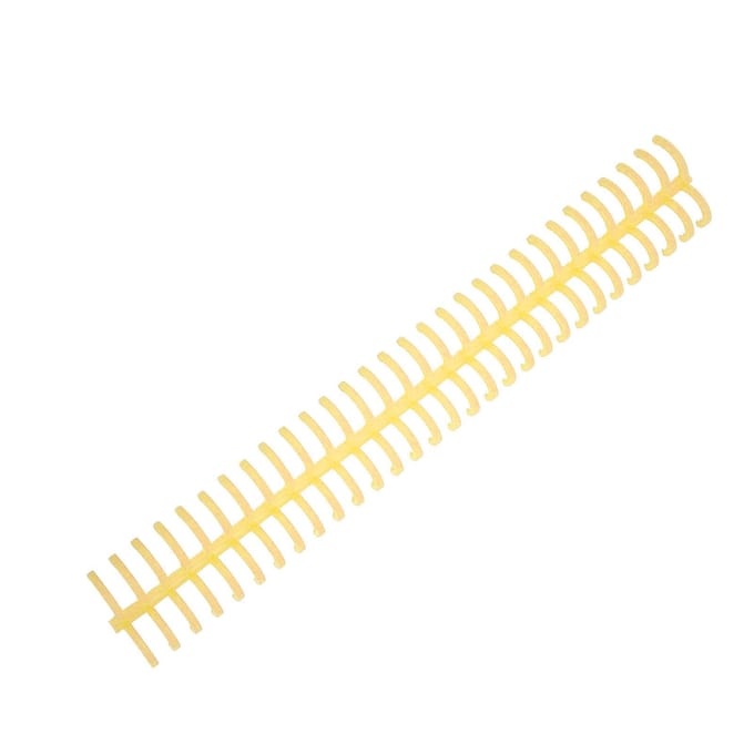 10 stuks spiraalbindspoel 130 vel capaciteit rugkam 30 gaten 16 mm diameter set kit geel