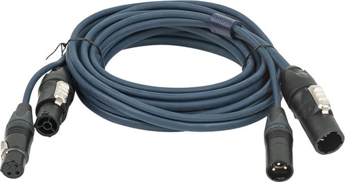 Combikabel DAP FP136 - PowerCON True1 & 3-pin XLR 6 m