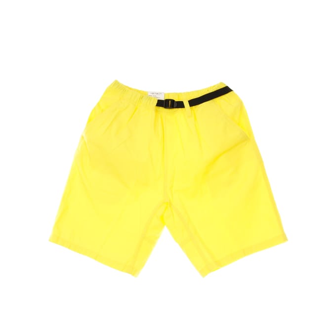 Clover korte herenshort Limoncello Stone Washed