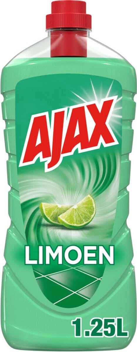 12x Ajax Allesreiniger Limoen 1,25 liter