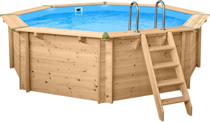 Java rond 4,40 × 1,36 m Deluxe pakket