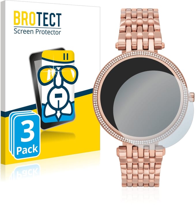 Screenprotector 3 Stuks voor Michael Kors Access Darci Gen 5E Beschermglas transparant