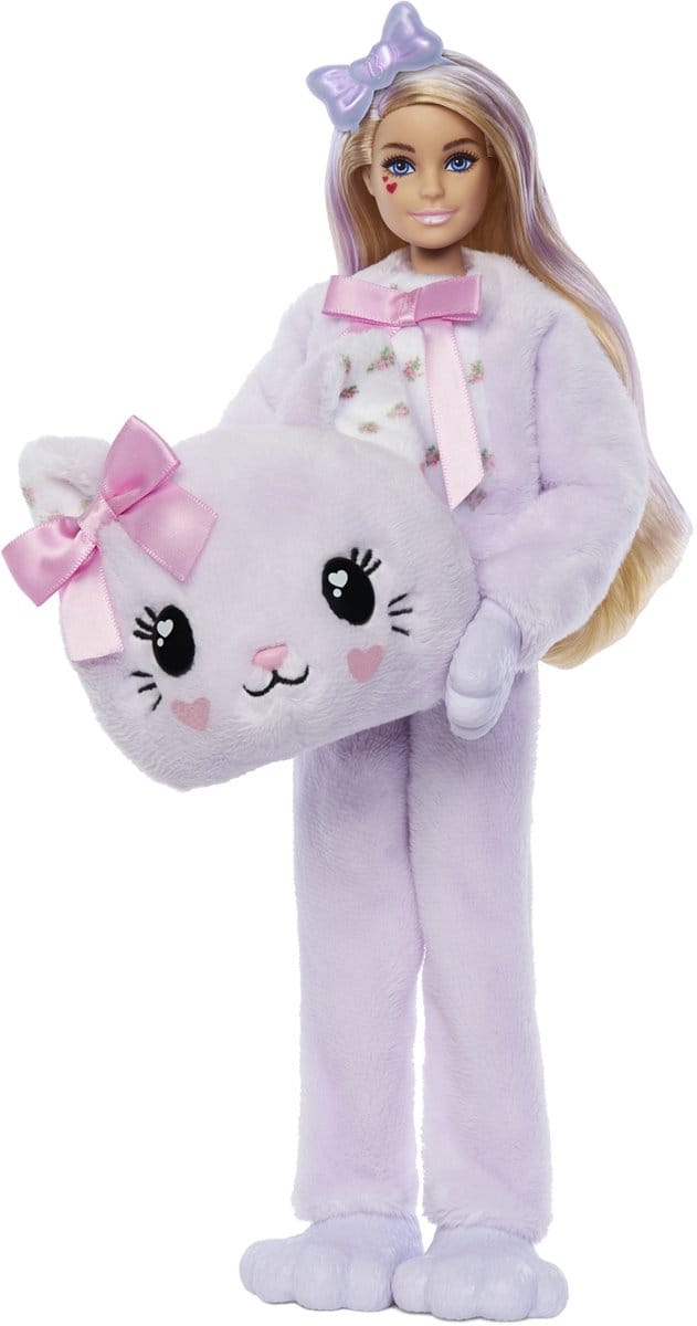 Barbie Cutie Reveal Sweet Bows Purple Kitten