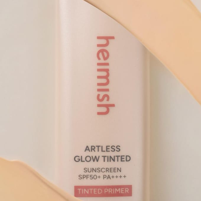 [heimish] Crème solaire teintée Artless Glow Beige brillant SPF 50+ PA+++ 40 ml