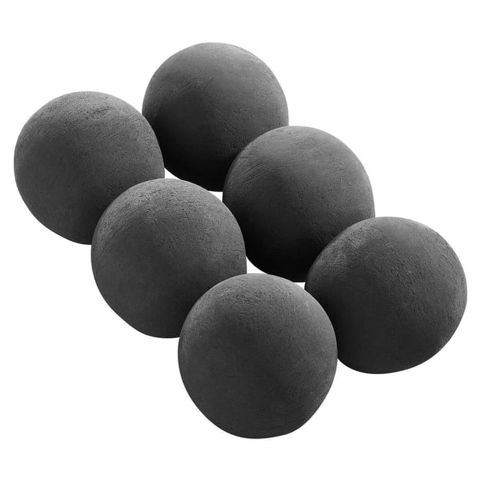 12,5 cm 6 Stuks Keramische Vuurbollen Ronde Vuurstenen Herbruikbare Lavastenen