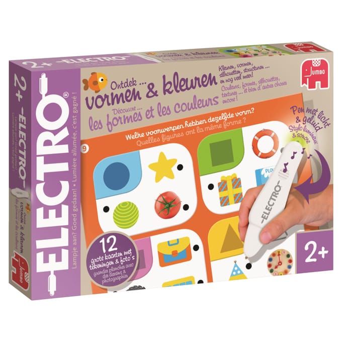 Jumbo - Electro Wonderpen - Ontdek Vormen & Kleuren - Educatief spel - Vanaf 2 jaar
