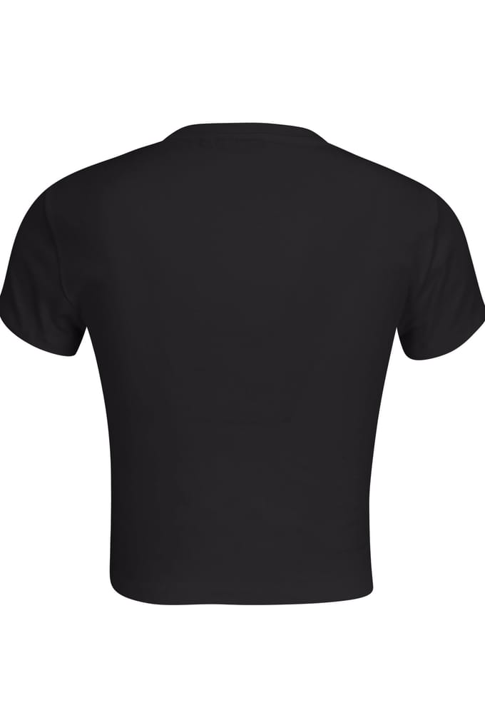 FILA Latina Cropped Tee Black Größe: S | Hemden Outlet | Damen | Schwarz